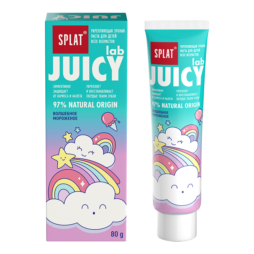 

Зубная паста Splat Juicy Lab Волшебное Мороженое 80 г