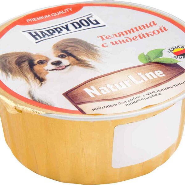 Корм для собак Happy Dog NaturLine Телятина с индейкой