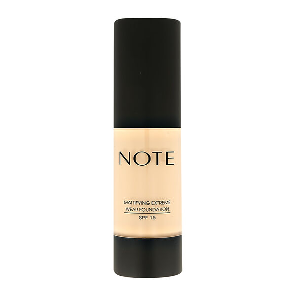 Тональная основа для лица с матирующим эффектом Note Mattifying Extreme Wear Foundation т.100 Бежевый кашемир 35 мл