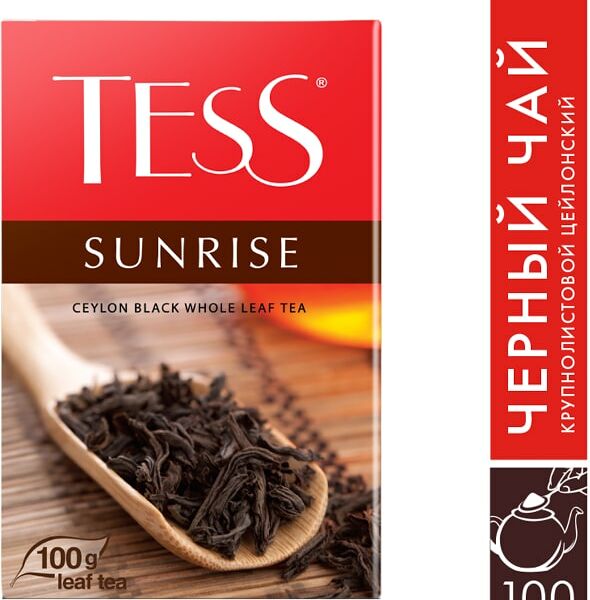 Чай черный Tess Sunrise 100г