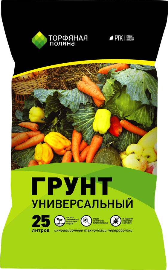 

Грунт Торфяная поляна Универсальный 25 л