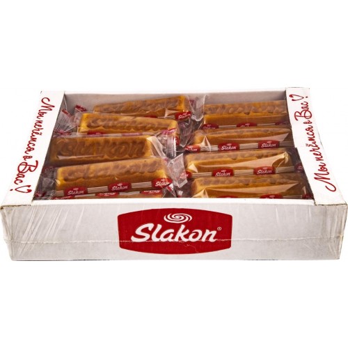 

Батончик Slakon бисквитный с творожным вкусом