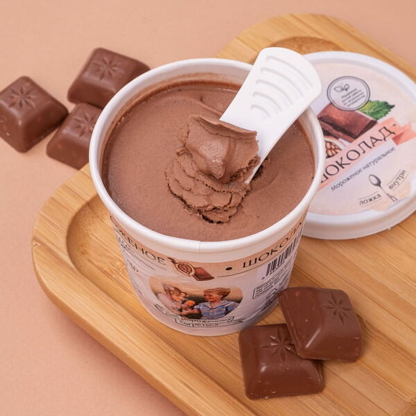 Мороженое шоколадное