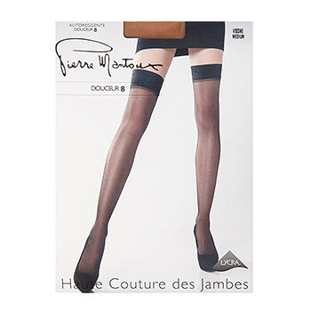 Чулки Pierre Mantoux Autoreggente Douceur цвет 5582 visone, 8 den, размер 2, Италия