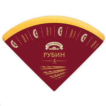 Сыр полутвердый Брест-Литовск Рубин 50%