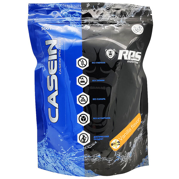 RPS Nutrition Casein Protein - 500 грамм - ваниль