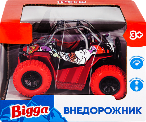 Игрушка инерционная BIGGA Внедорожник, 1:32, Арт. 2111C0076, цвет в ассортименте