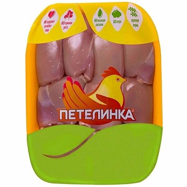 Филе бедра без кожи охлажденное Петелинка, вес ~0.933 кг