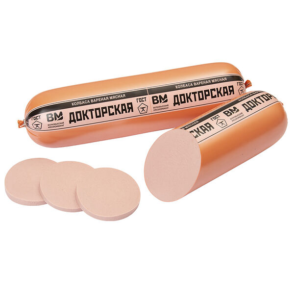 Изд колб мясн вар Колбаса Докторская кат А вес Волковысский МК
