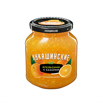 Апельсины Лукашинские протертые с сахаром