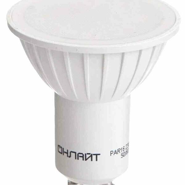 Лампа LED Онлайт 61894 OLL-PAR16-7-230-3K-GU10, 7 Вт