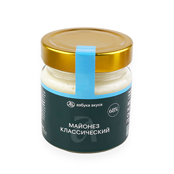 

Майонез классический Азбука вкуса 68% 180 г, Россия