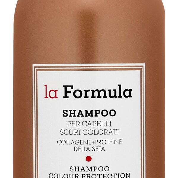 LA FORMULA Шампунь для волос, окрашенных в темные оттенки, с коллагеном и протеинами шелка, 300 мл