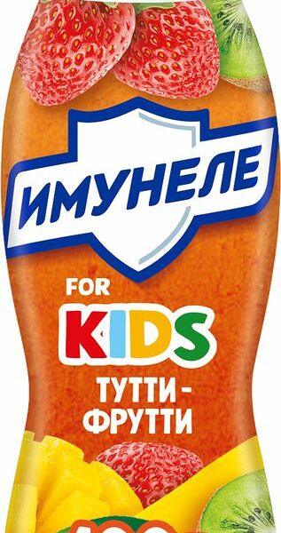 Напиток кисломолочный Имунеле for Kids Тутти-Фрутти 1.5% 100мл