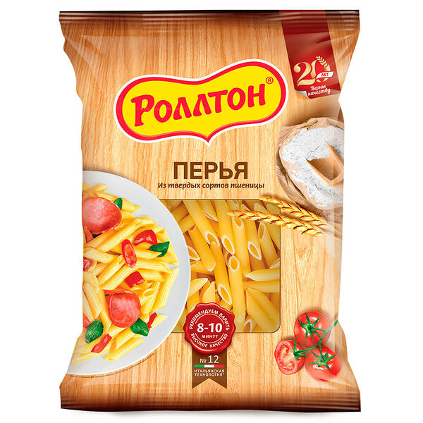 Макароны Роллтон 400г перья