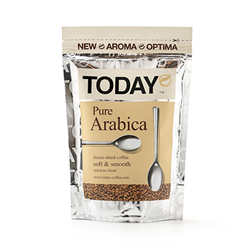 

Кофе растворимый Today Pure Arabica сублимированный 75г, Германия