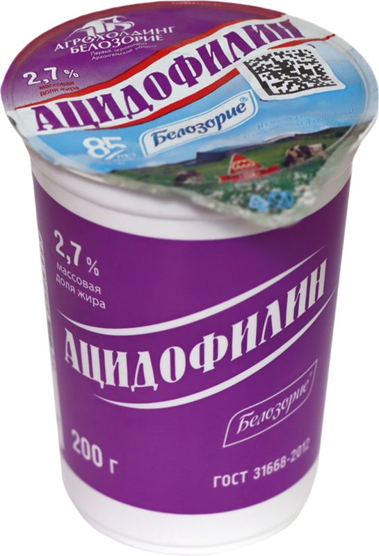 

Ацидофилин Белозорие 2.7% 200 г