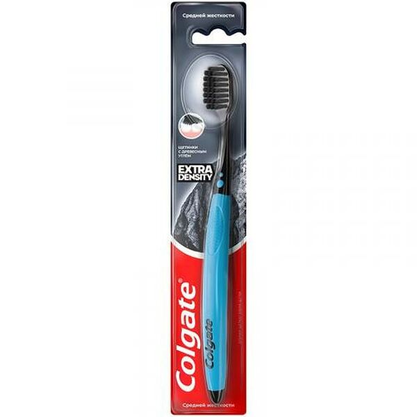 Щетка зубная Colgate Extra Density, средняя жесткость