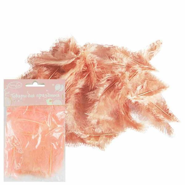 Перья для декора Патибум Rose-Gold, 30 шт.