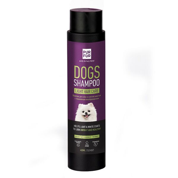 Шампунь для собак со светлой шерстью, с повышенным пенообразованием, 400 мл