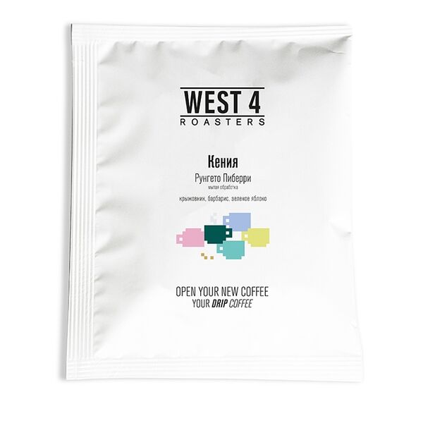 Кофе в дрип-пакете «Кения», WEST 4