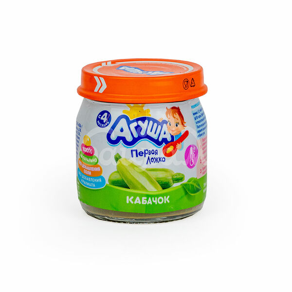 Детское питание Пюре Агуша  80гр Кабачок с 4 мес ст/б