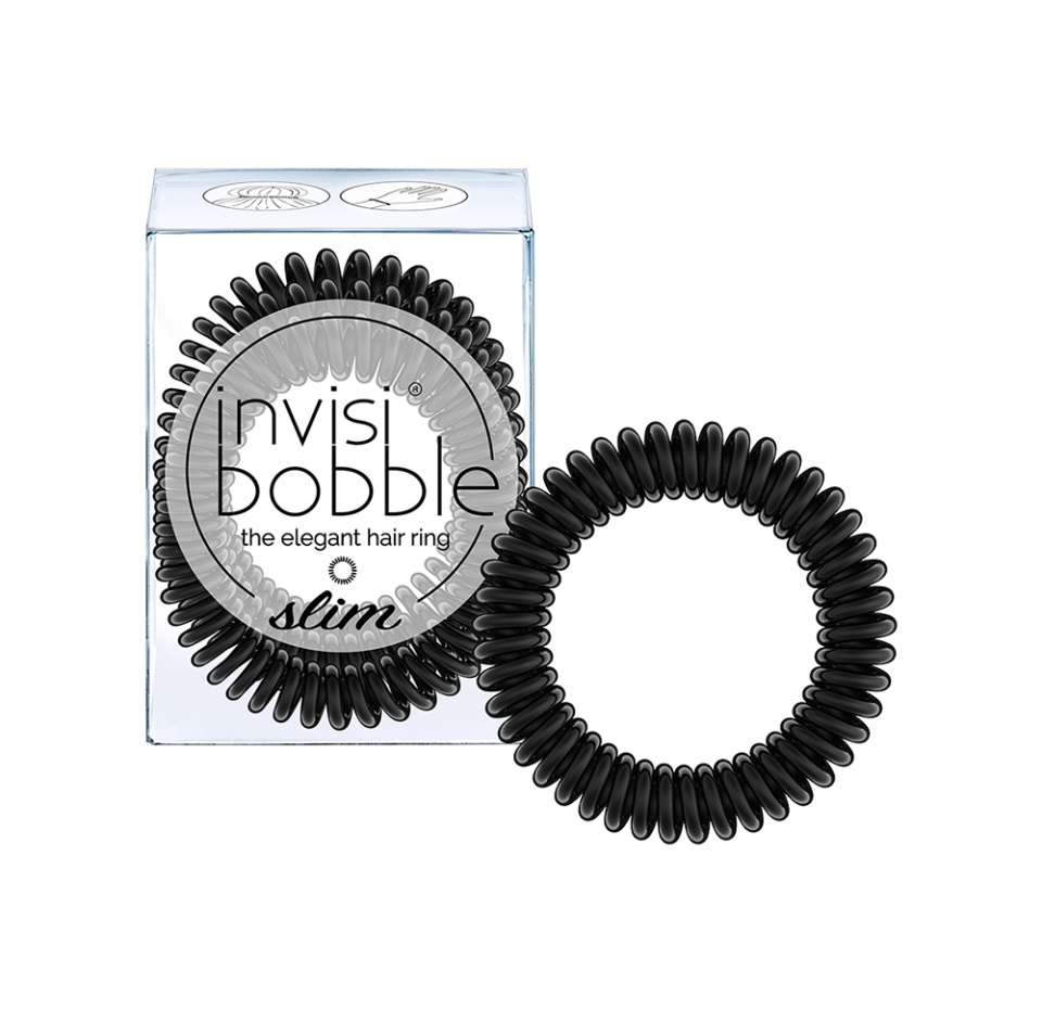 

Резинка-браслет invisibobble для волос SLIM True Black 1 шт Германия