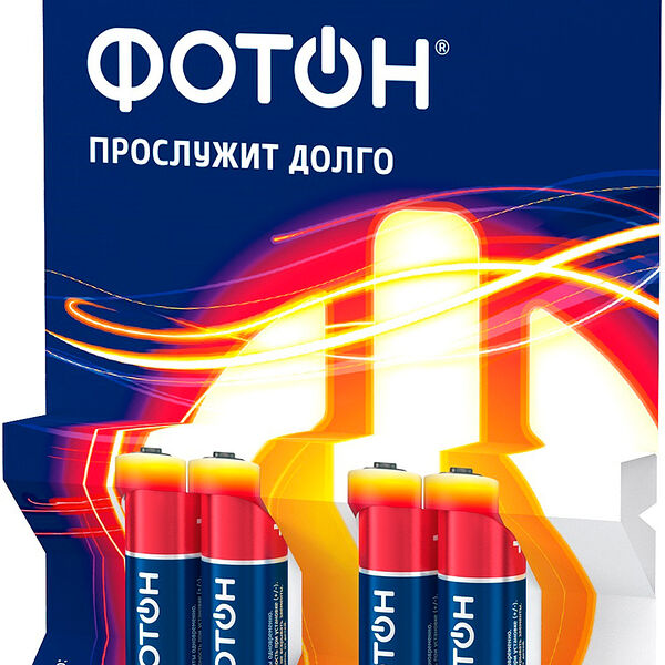 Батарейки Фотон алкалиновые AAA-LR03 4 шт.