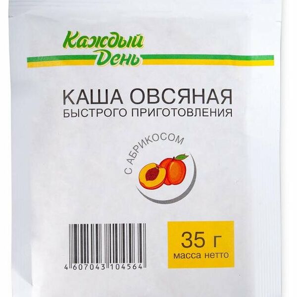 Каша овсяная Каждый день с абрикосом