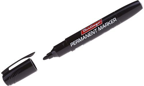 Маркер перманентный черный, 2мм