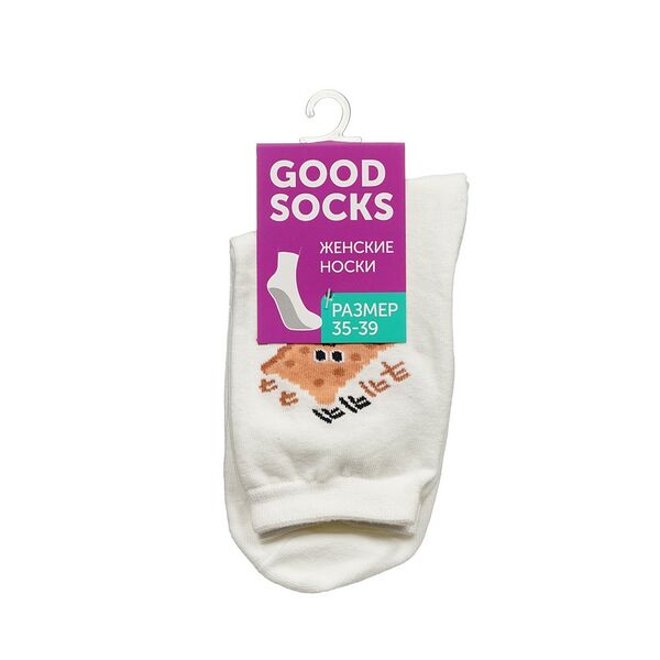 Женские носки Good Socks Печенье Белый р.35-39