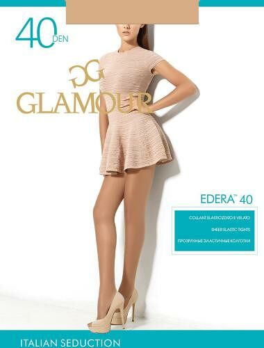 Колготки женские Glamour Edera 40д бежевые размер 3