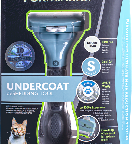 Инструмент по уходу для маленьких кошек FURMINATOR c короткой шерстью S