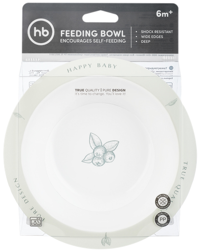 

Тарелка для кормления Happy Baby Feeding bowl 15016 дизайн в ассортименте 1 шт.