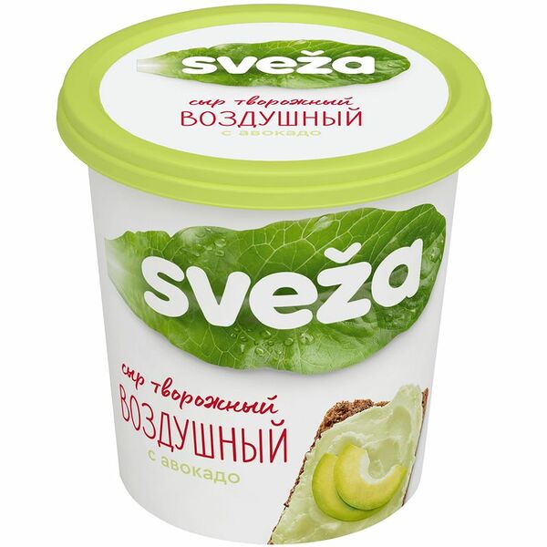 Сыр творожный Sveza Воздушный с авокадо 60% бзмж 150 г