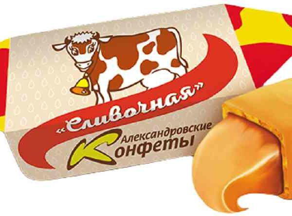 Конфеты сливочные Александровские коровки Сладовянка, вес