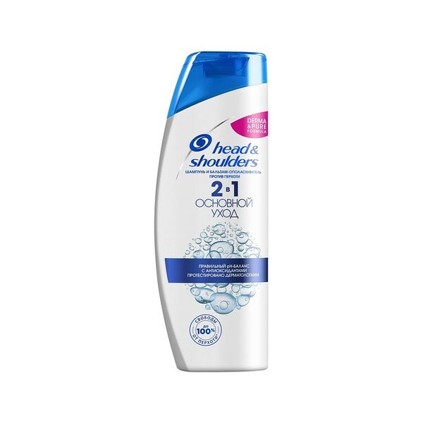 Шампунь и бальзам Head and Shoulders Основной уход 2 в 1 для нормальных волос
