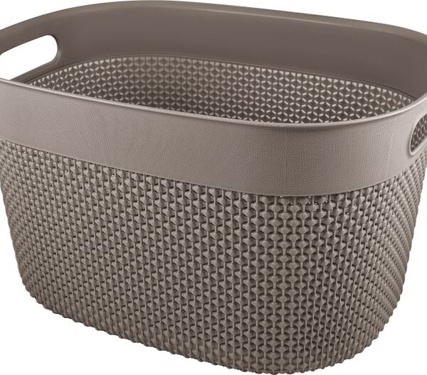 Корзина для хранения Plast Team Oslo 18л шоколадный мокко