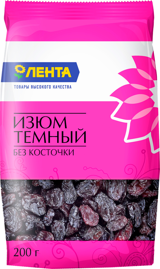 

Изюм ЛЕНТА темный без косточки