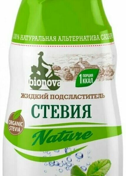 Заменитель сахара Novasweet Nature Стевия, жидкий