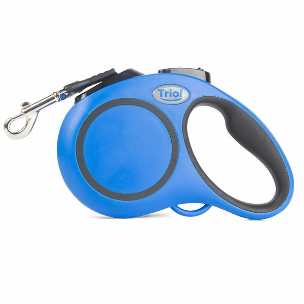 TRIOL Поводок-рулетка для собак Urban M, 5м до 25кг, лента, синий