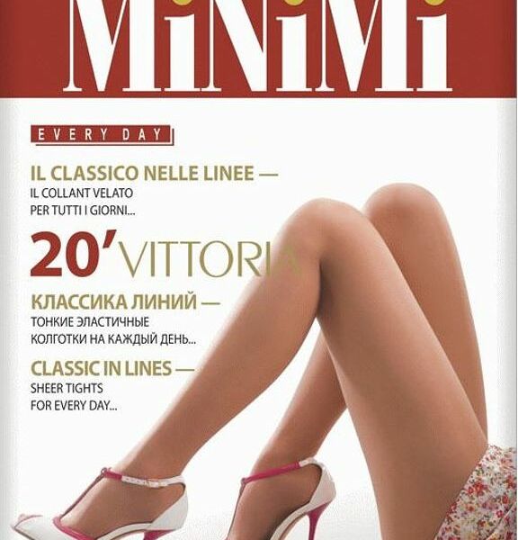 Колготки женские Minimi Vittoria бежевые, 20 Den, размер 4, в ассортименте