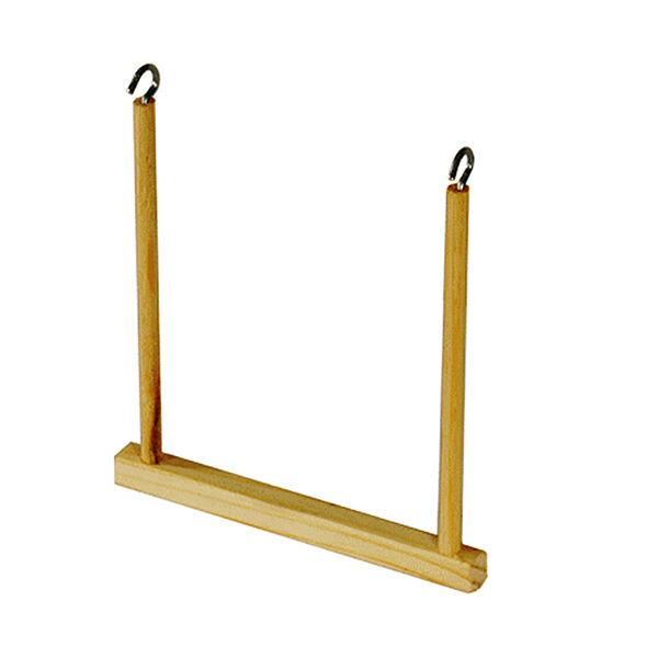 HOMEPET Качели для попугая деревянные 13х0,8х18см