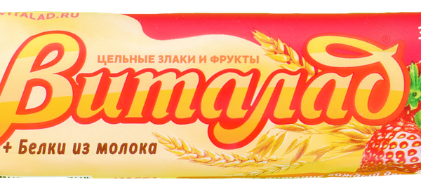 Батончик-мюсли фруктово-злаковый ВИТАЛАД Земляничный