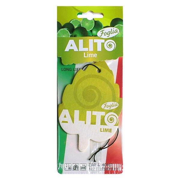 Ароматизатор картонный ALITO Foglia, лайм
