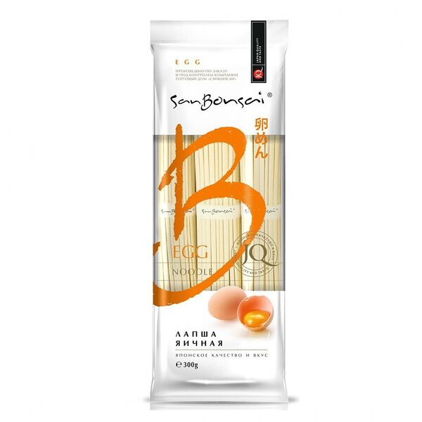 Лапша SanBonsai Egg яичная