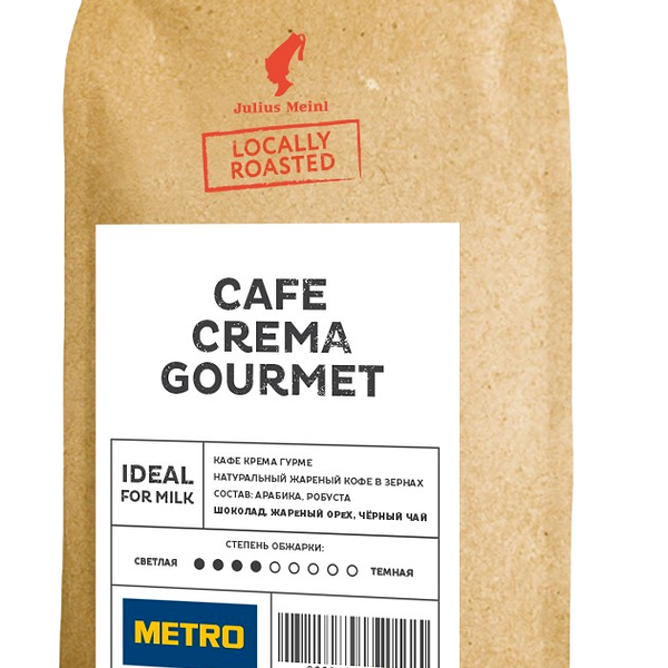Кофе Julius Meinl Cafe Crema Gourmet зерновой