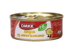 Пюре мясное ОМКК из мяса цыплят 100г ж/б ДП