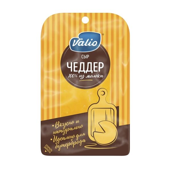 Сыр Valio/Viola Чеддер нарезка 48-50% 120г в ассортименте