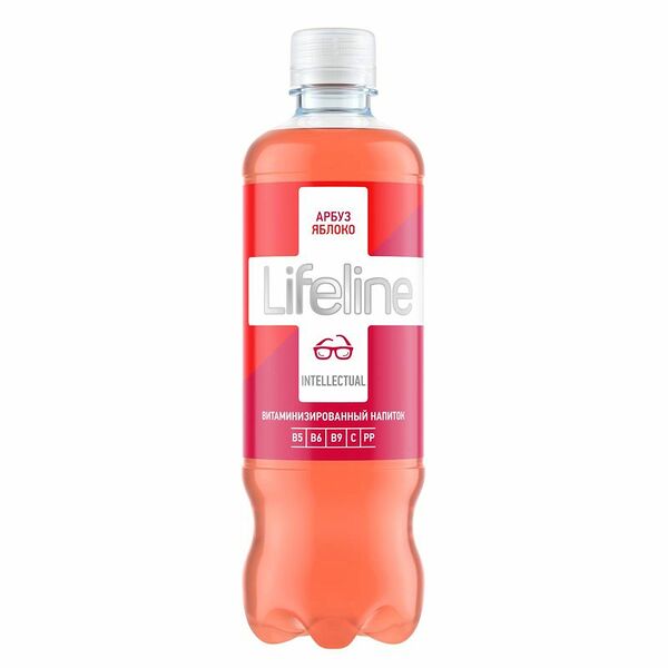 Напиток безалкогольный Lifeline арбуз-яблоко негазированный, 500мл